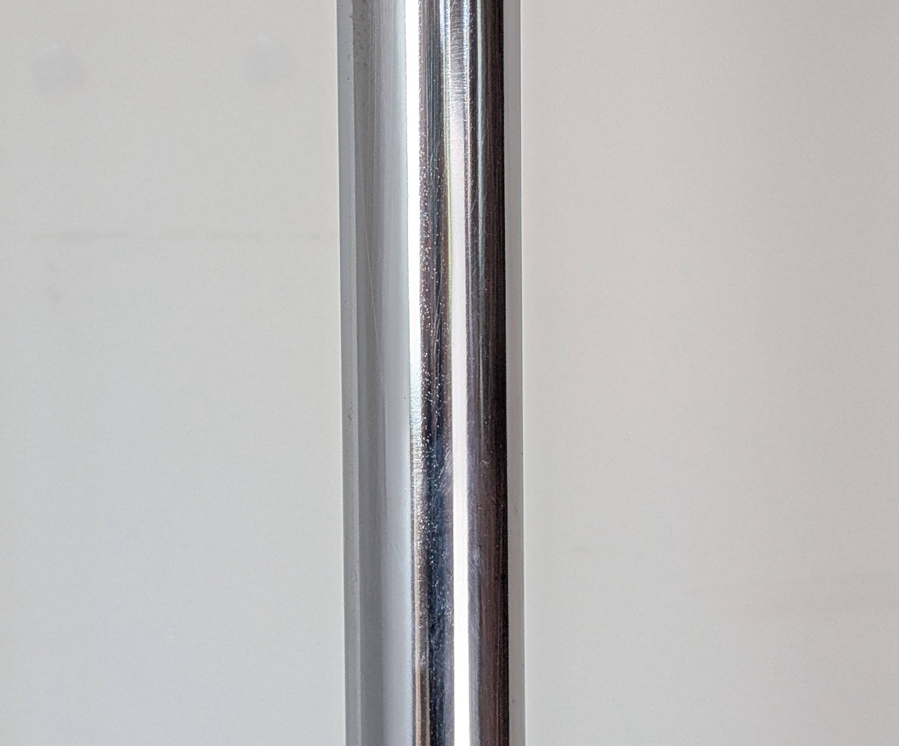 Chrome parrot coat rack