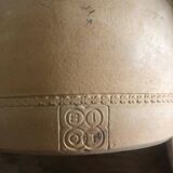 Vintage Biot Terracotta Butter Cooler: French Farmhouse Glazed Ceramic