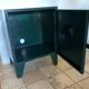 Small dark green industrial furniture