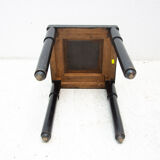 Tabouret rembourré historicisme repose-pieds années 1910, Autriche Hongrie
