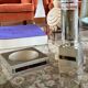 Table top smoking set, ashtray and table lighter, Italy 1970
