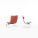 PK20 leather armchairs by Poul Kjaerhom for Fritz Hansen, Denmark 1968.
