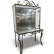 Vintage glass display case / shelf / rack
