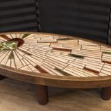 Ceramic coffee table, Vallauris, 1960