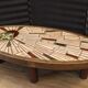 Ceramic coffee table, Vallauris, 1960