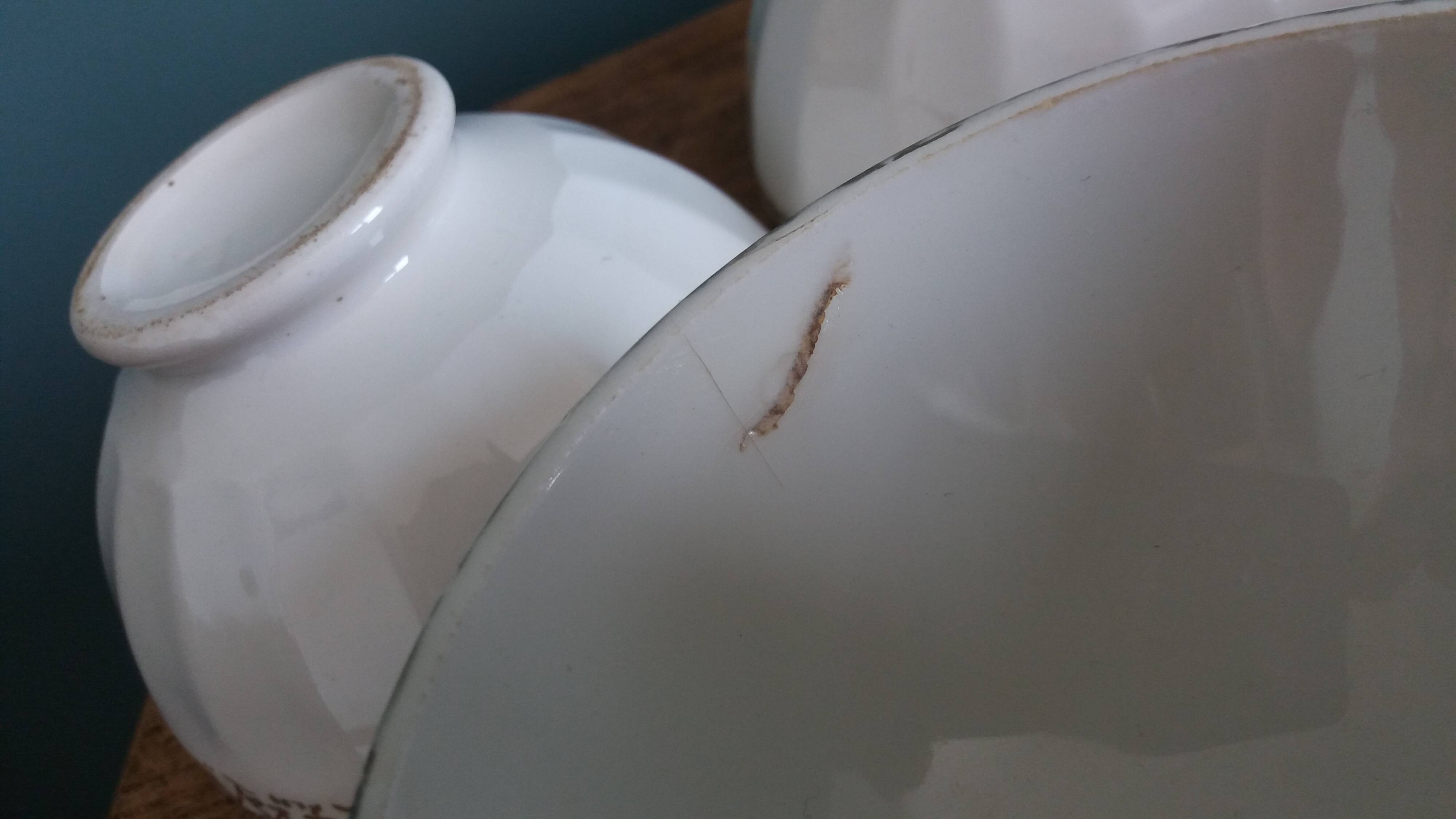 Ribbed bowls Orchies Moulin des Loups and others