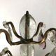 Pair of brass girandoles
