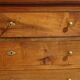 Antique Louis Philippe chest of drawers made entirely of walnut.