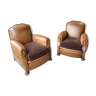 Pair of club armchair 1930