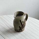 Hastings Pottery Abstract Pattern Ceramic Pitcher.