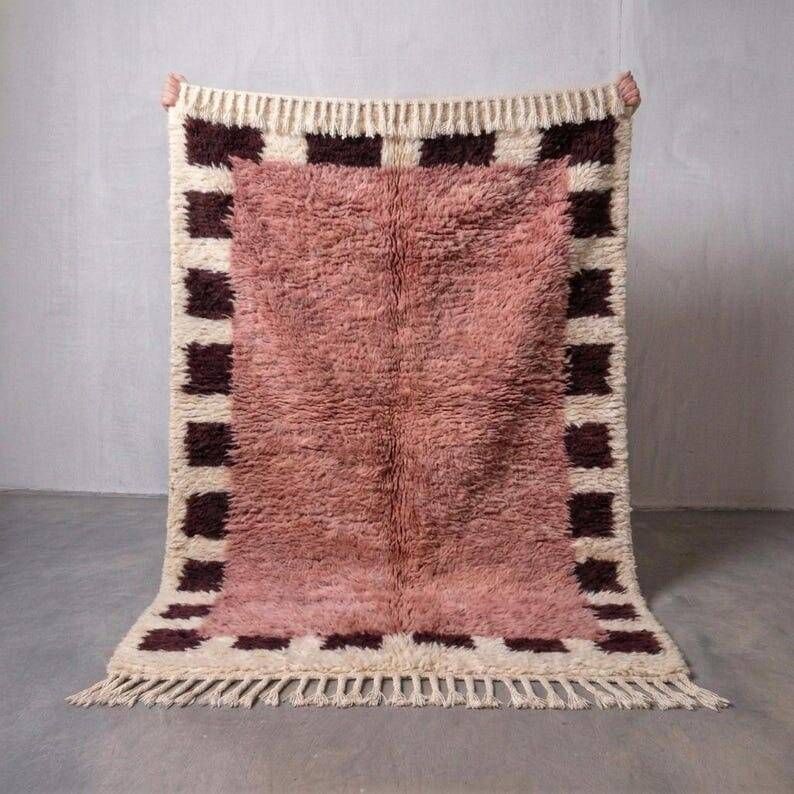Handmade traditional natural wool rug 150/250 cm