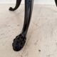 Carved vintage tripod side table, 1940s