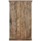 Mango wood cabinet 110x43x188 natural