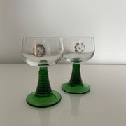 Pair of Alsace wine glasses