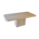 Travertine dining table