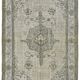 Tapis vintage en laine surteinte sculpté à la main 173 cm x 272 cm