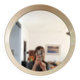 Miroir vintage en bois laqué