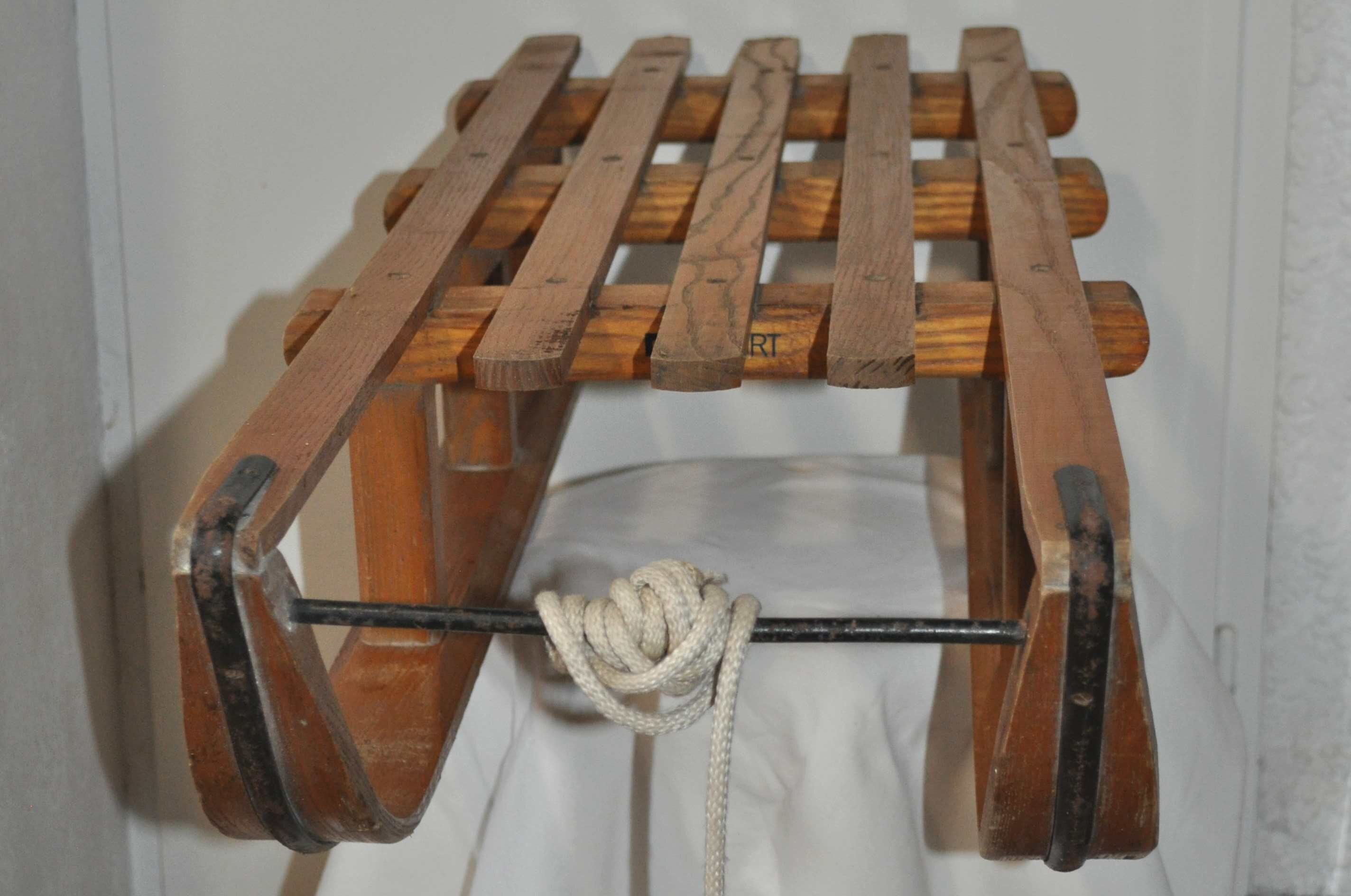 Luge wood vintage NG