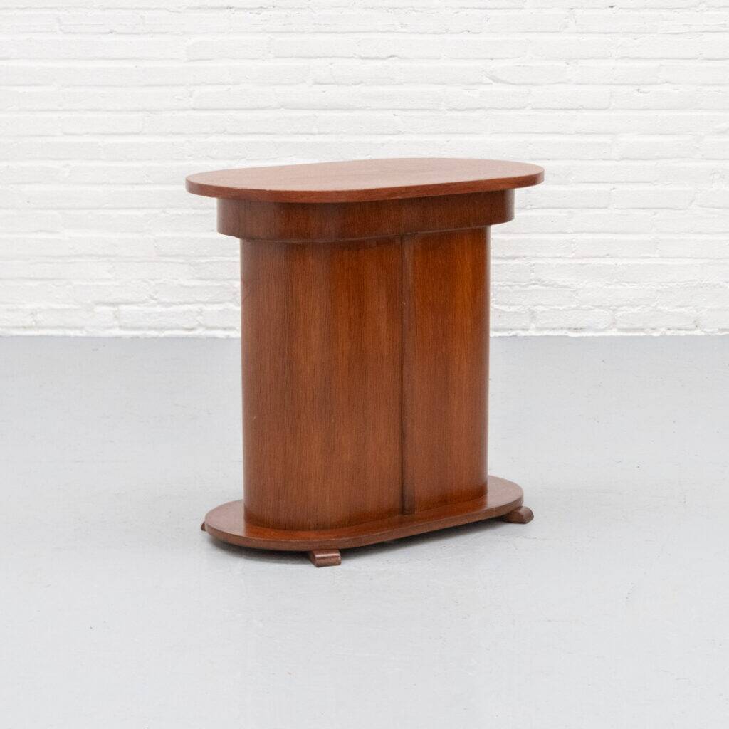 Dutch Art Deco Hinged Top Sidetable