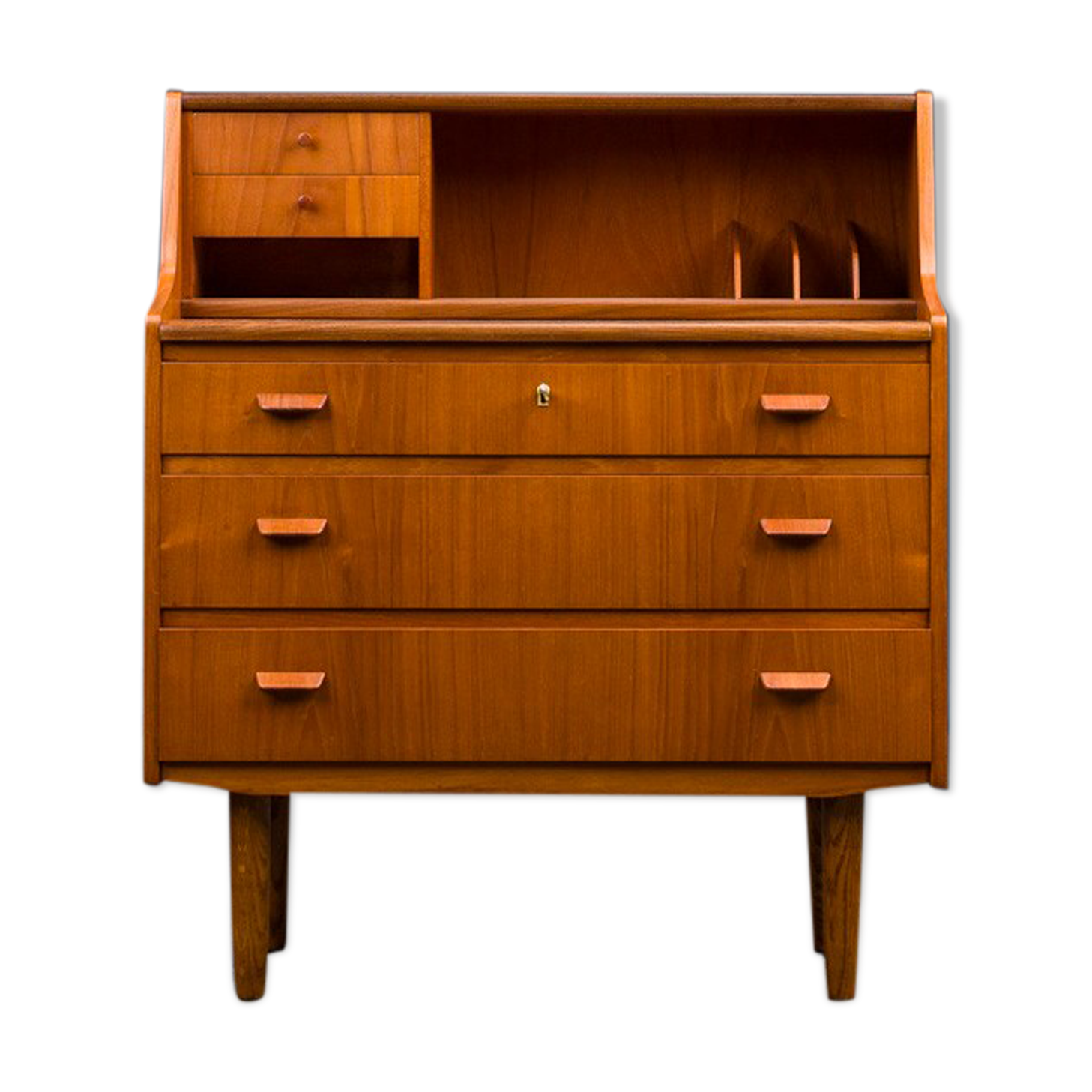 Vintage Danish Teak Secretaire 1960s