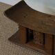 Tabouret Ashanti en bois sculpté – Ghana