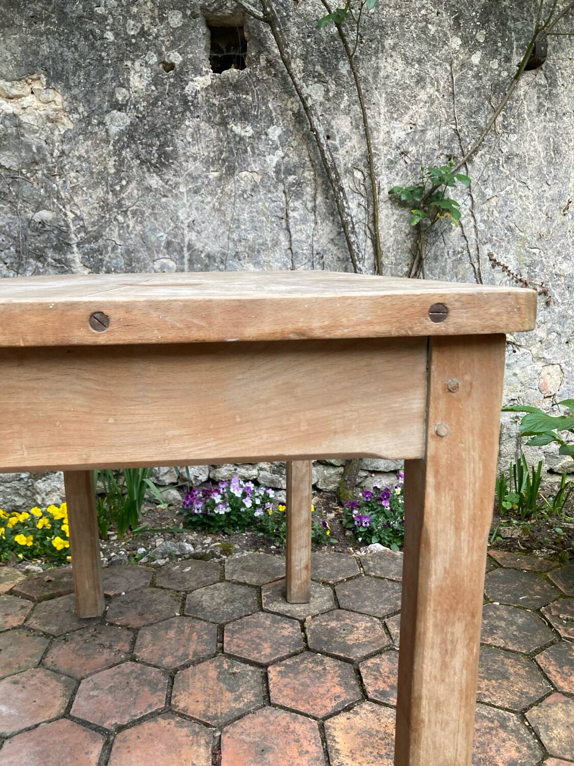 Old farmhouse table