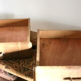 Antique wooden drawers