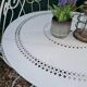 Garden furniture white wrought iron