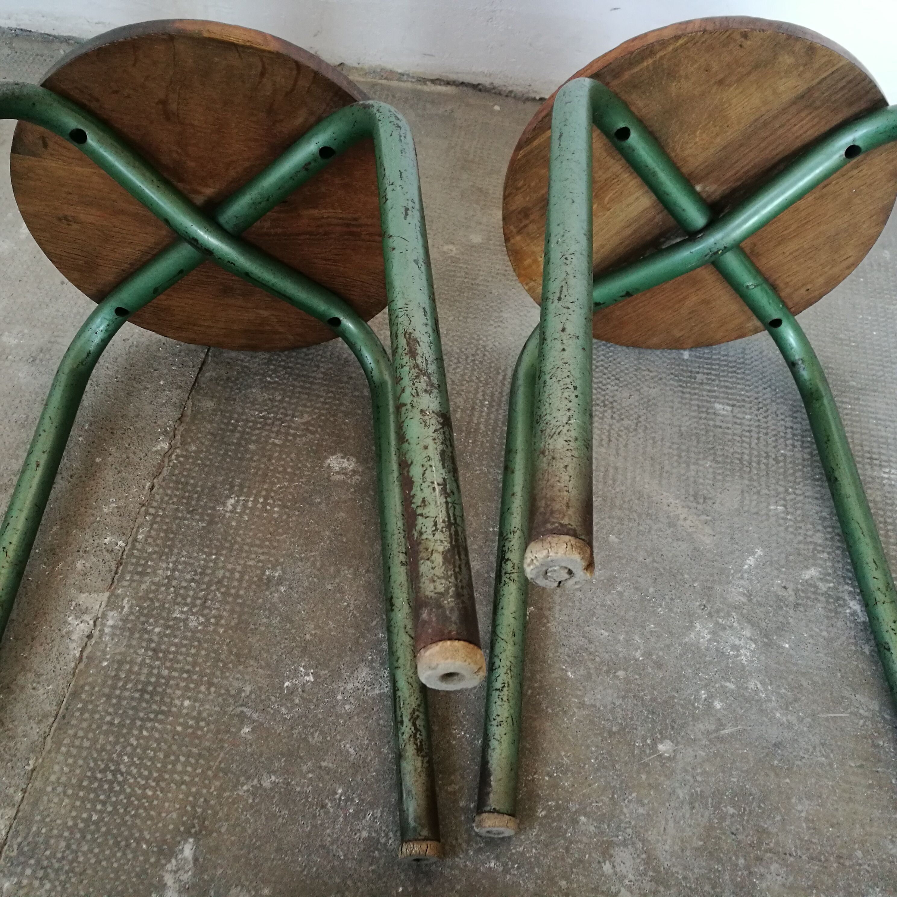 Pair of school stools
