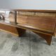 2 Showcases furniture of loom with drawers oak wood jewelry Art Deco 1930' compass feet