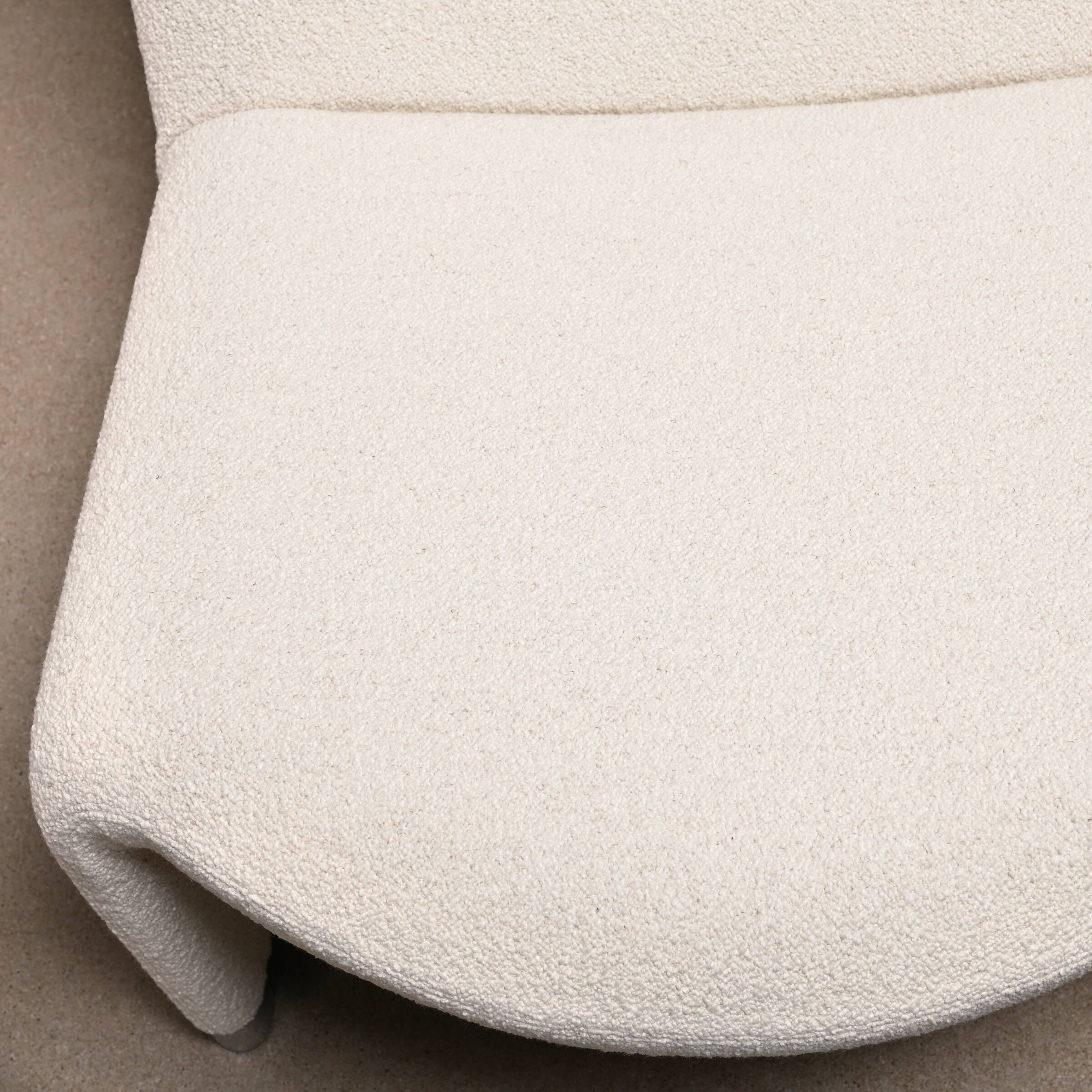Giancarlo Piretti Alky Lounge Chair in Bouclé wool for Anonima Castelli