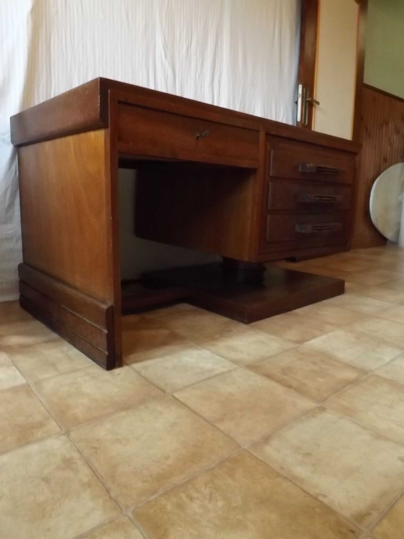Desk oak art deco 1940