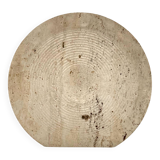 Mid-century modern travertine solifleur vase, Cerri Nestore, Italy, 1970s
