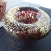 Maltese Glass Ashtrays from Mdina, 1960s, Set of 2