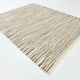 Beige Brown Ethnic Vintage Kilim Rug, 242x311Cm