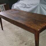 Farm table in massive chene