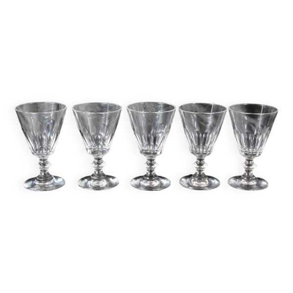Verres Baccarat / St Louis Caton cristal debut 20eme France