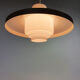 Mid century pendant by Philips with opaline glass, 1960s