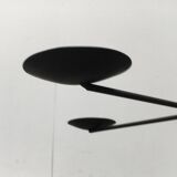 Vintage Brutalist Metal Candle Holder