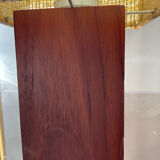 Scandinavian lamp in teak and rope years 60-70