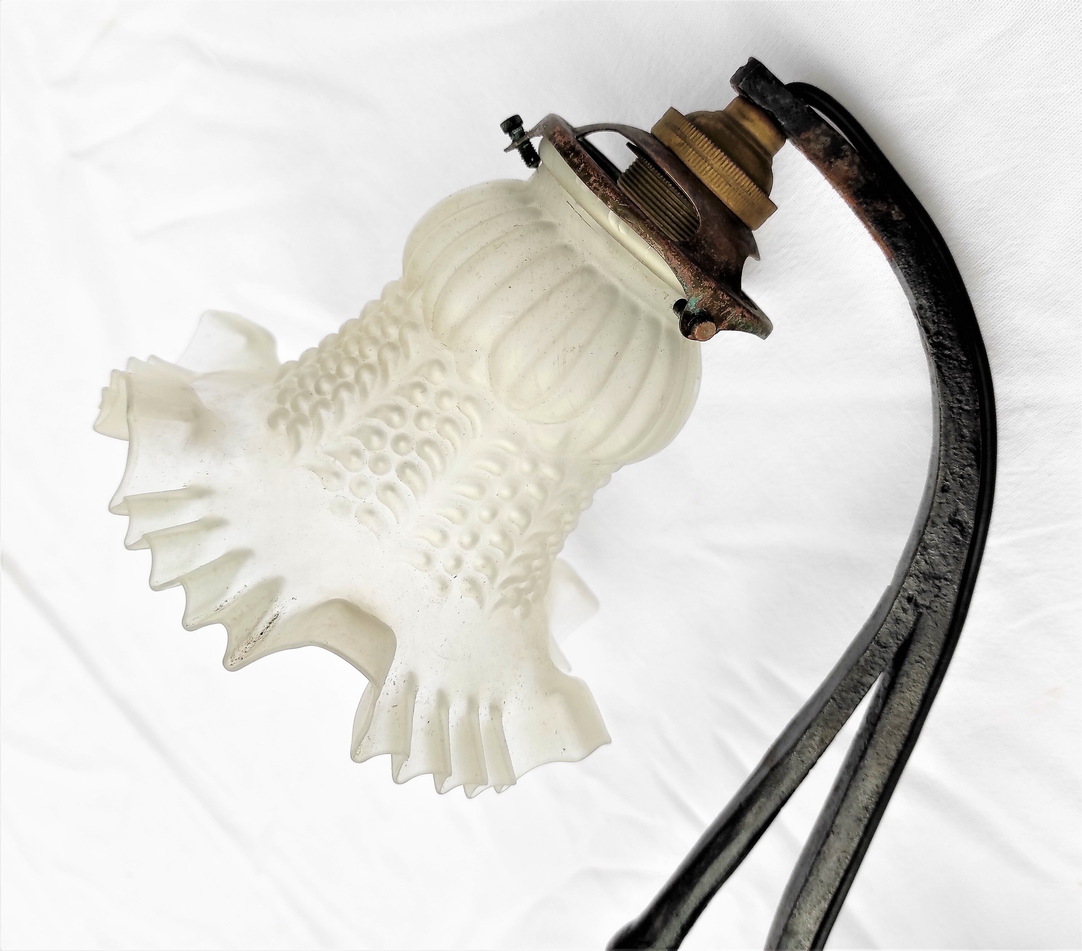 Interior wrought iron wall lamp early 20th centuries