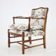 1940s Antique Beech Armchair in Gobelin Fabric,Czechoslovakia