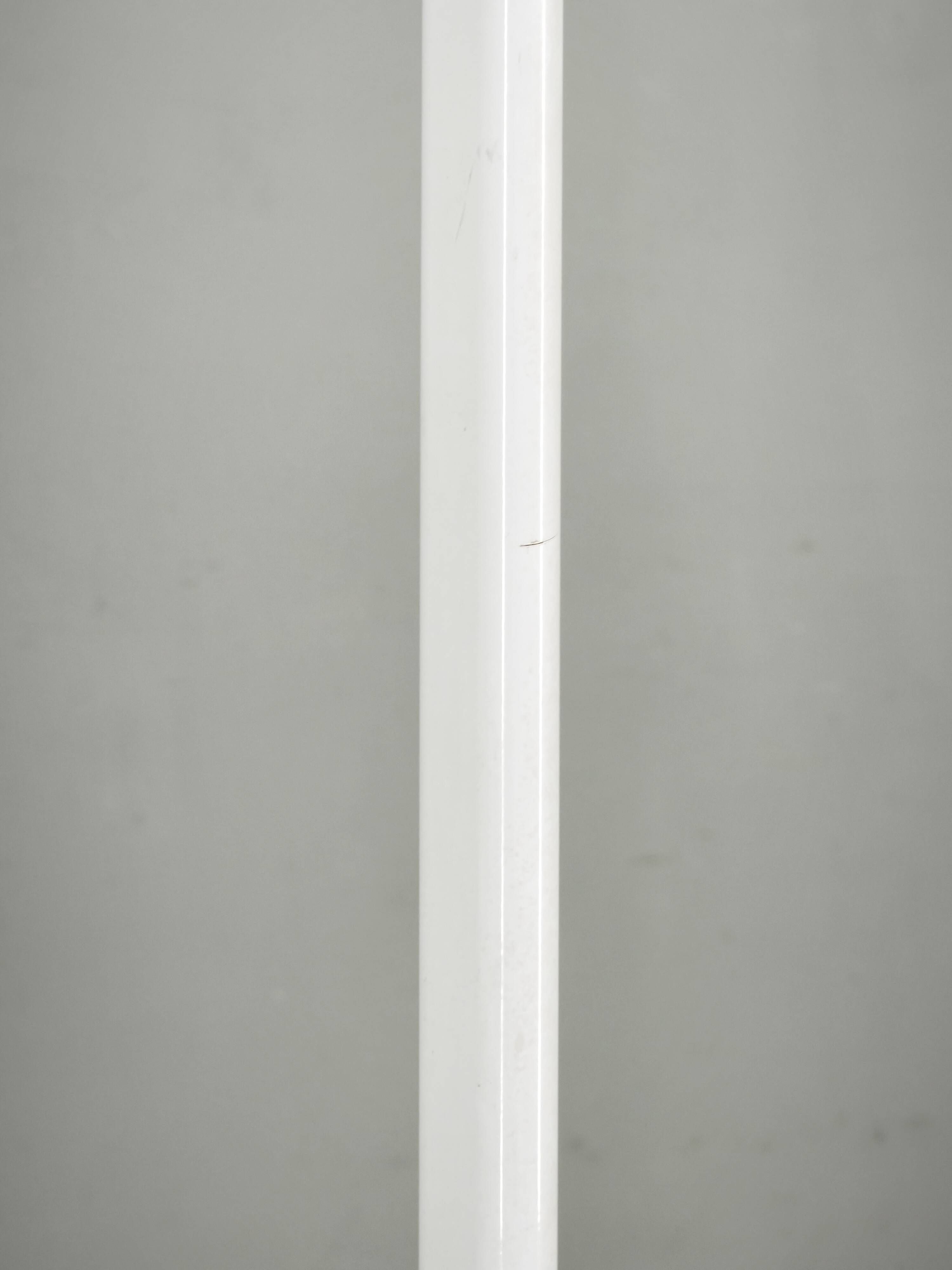 1970s Italian Murano Glass Dimmable Torchiere Floor Lamp
