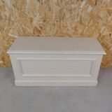 old solid wood bench chest