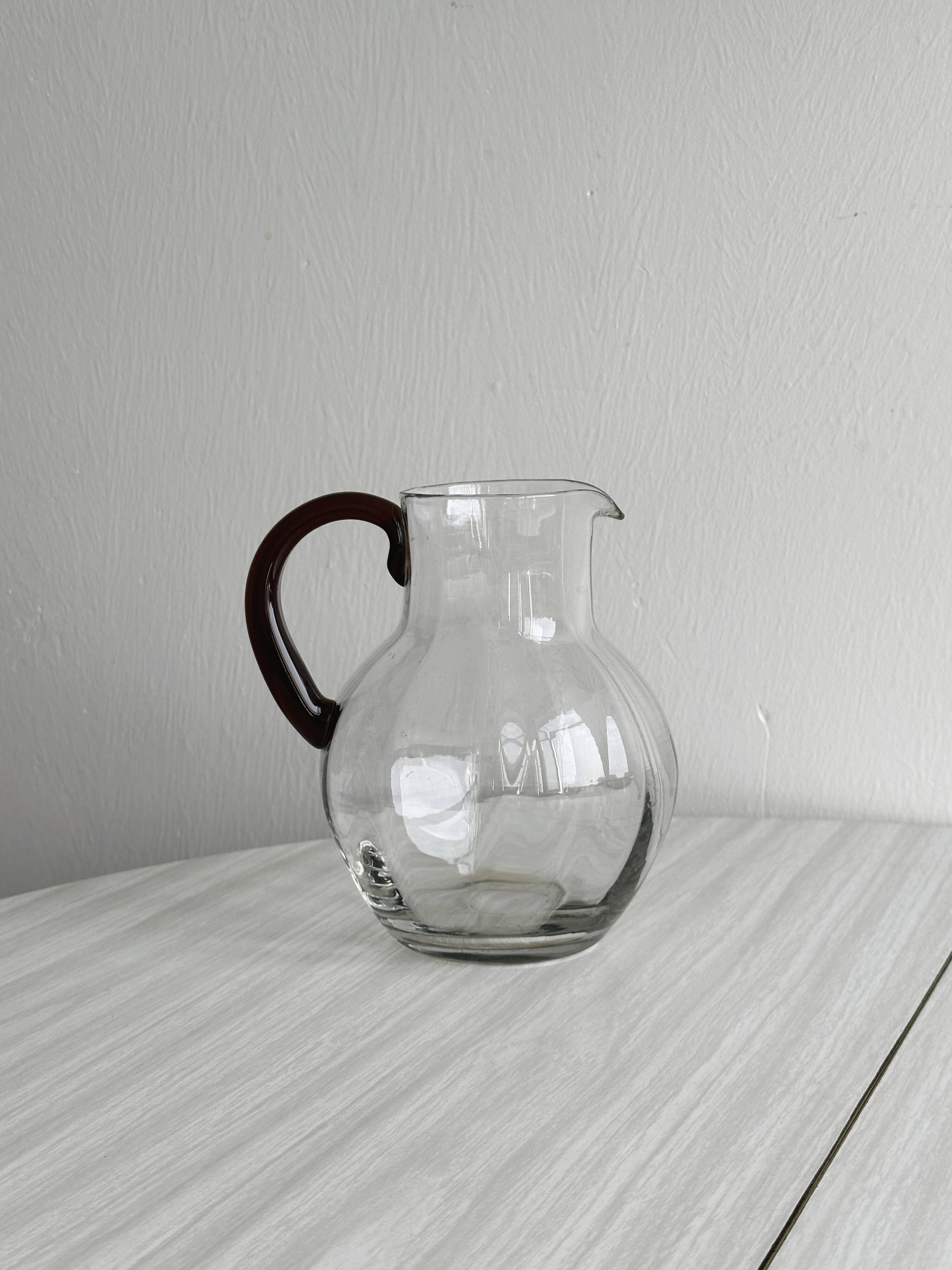 Glass pitcher