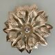 Vintage wall light in gold metal