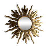 Miroir soleil doré, années 1960