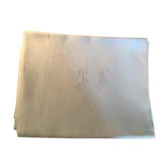 Lot de 3 serviettes monogrammées