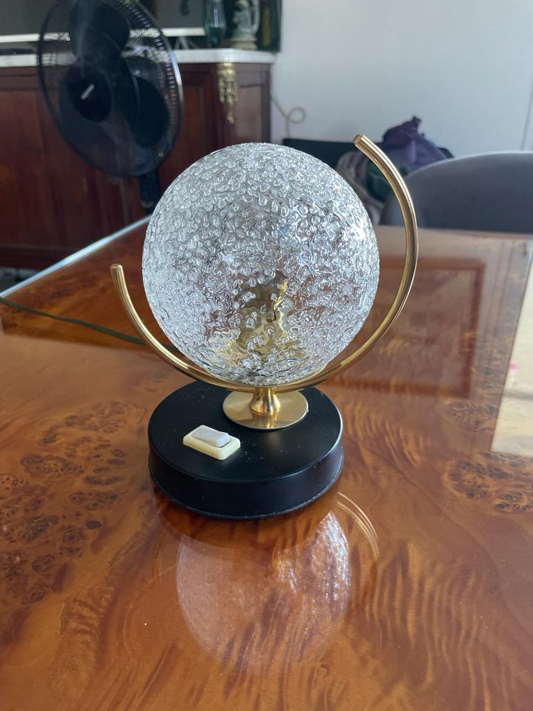 Table lamps globes 70s