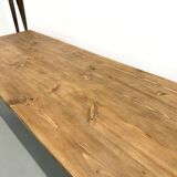 Monumental XXL Pine Farmhouse Table (3.20m) – 1970s